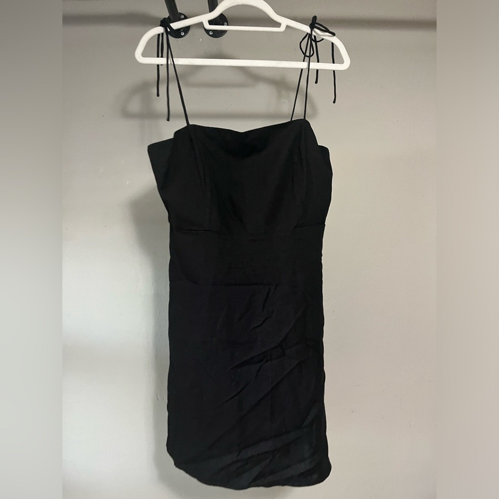 Old Navy Linen Fit & Flare Dress